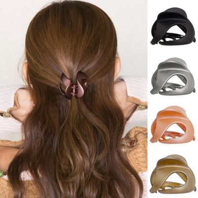 Bath Hair Clip Non-Slip Elastic PS Pure Color Big for Bathroom