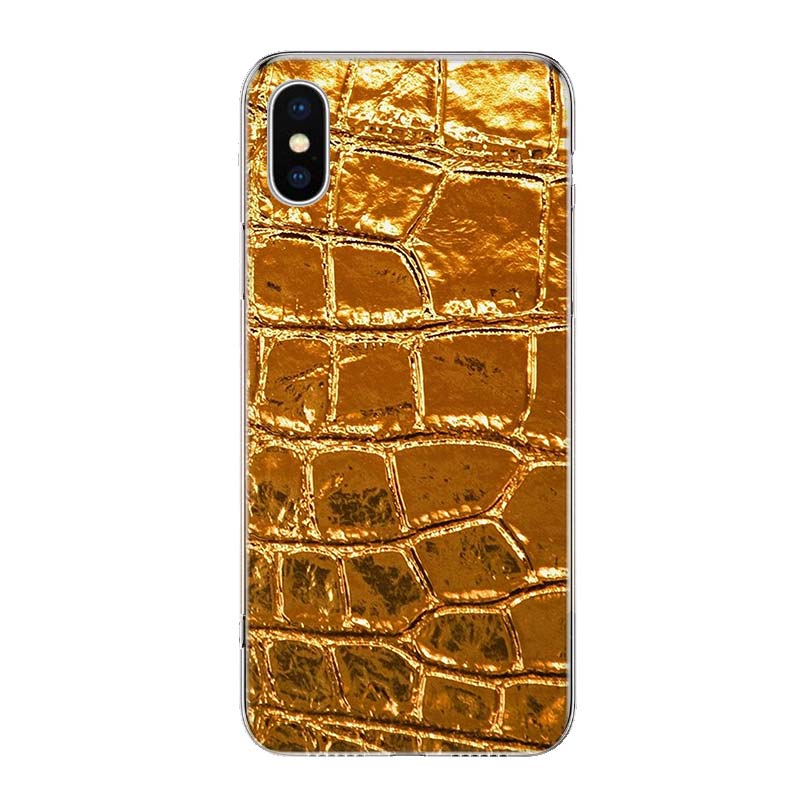 Crocodile Serpentine Texture Phone Case Cover For iPhone 11 12 13 Mini 14 15 Plus 16 Pro Max 17 Air 7 8 + SE Art Customized Fund
