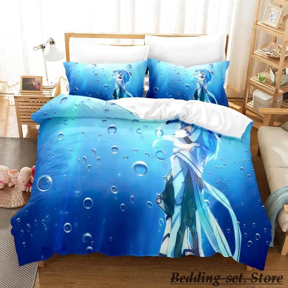 Sword Art Online II Bedding Set Single Twin Full Queen King Size Bed Set Adult Kid Bedroom Duvetcover Sets Anime Bed