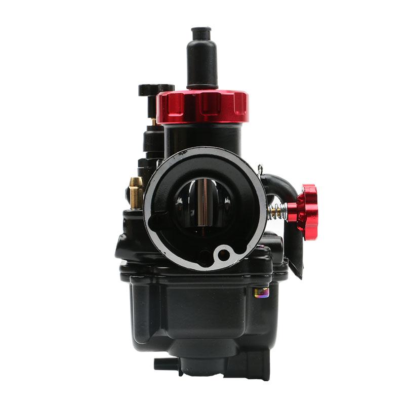 Motorcycle Alconstar PE 17/19/22/24/26/28/30mm Flange Carburetor for 2T 4T Engine Carburetors with Main Jets For Racing
