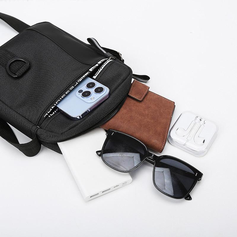 Herren-Umhängetasche, Business- und Freizeittasche, große Kapazität, tragbare Handtasche, mehrschichtig, wasserdicht, Sommer-Umhängetasche für Herren