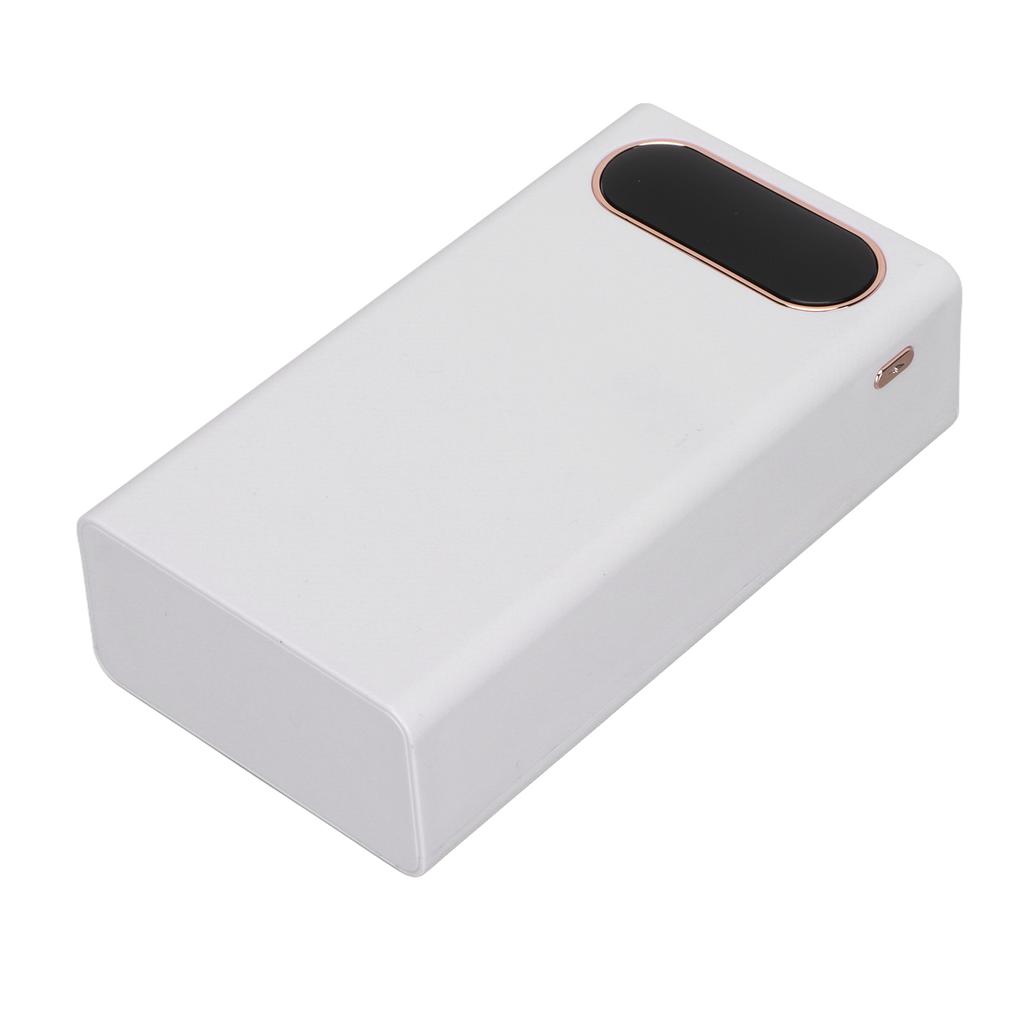 10W   18650 Portable Power Bank Case L12 Mobile Battery   12 Batteries Capacity with 2 LED Lights LCD Display