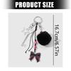 Braided Rope Keychain Bag Charms Handbag Hanging Ornament Bag Accessories Backpack Pendant Charm for Women Girls Gifts