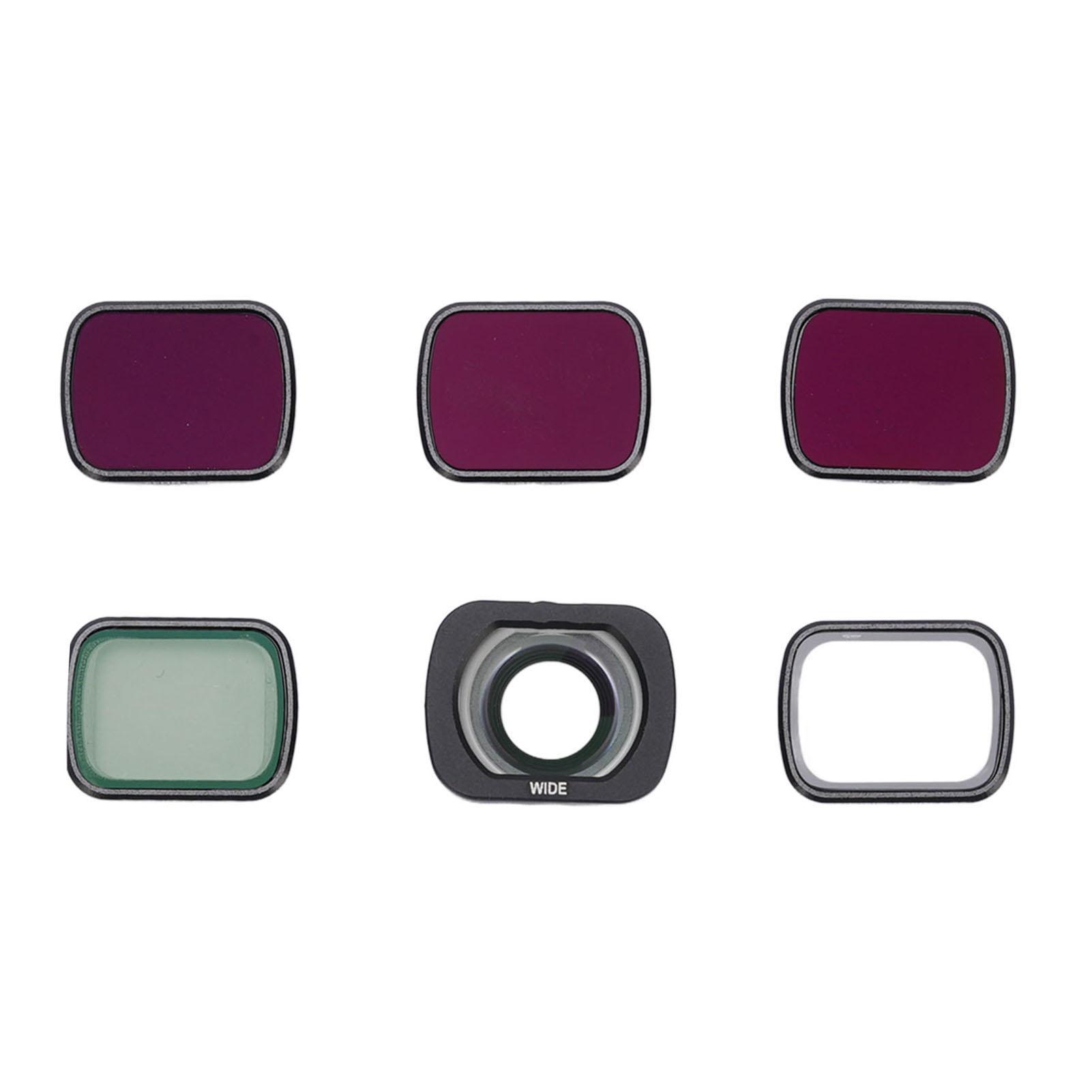 

Набор фильтров для аэрофотосъемки 6 в 1 широкоугольный ND32 ND64 черный мягкий 14 ND128 CPL для Flip Drone Vlog