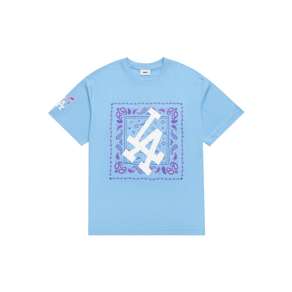 MLB Set-in Sleeve T-Shirt Unisex Light Blue 3ATSI0133-07SBL