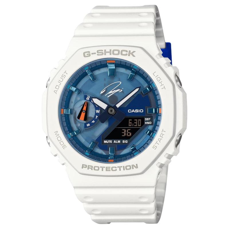 CASIO 2100 series 200 meters waterproof Quartz resin strap men's watch hollow dial GA-2100RI25-7AJR