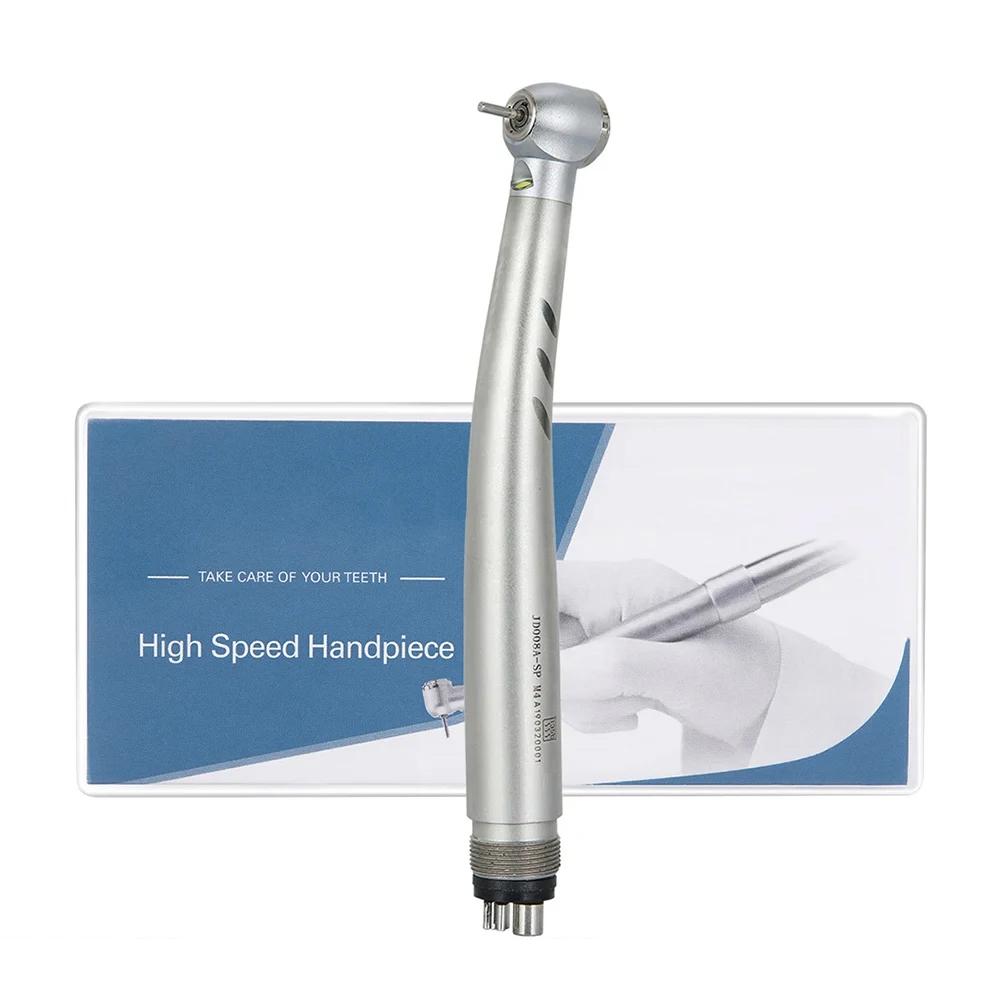 JD008A1-SP JOY DENTAL High Speed Handpiece E-generator LED Light Ceramic Bearing Push Button 4 Water Spray 2/4 Holes Optional