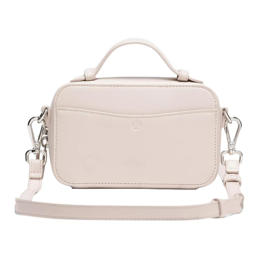 Lululemon Removable Adjustable Strap Camera Bag Women Handbag Cashew Silver LW9FW3S-072147