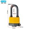 1Set Outdoor Splashproof Padlock With Key Heavy Duty Padlock For Storage Units Gym Lockers Garage Fence And Shed Weatherproof S