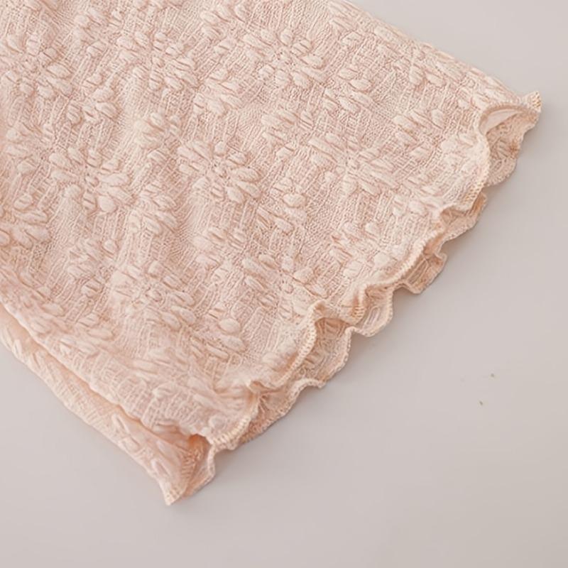 Elegante e Carino Cardigan Sottile con Laccetti e Pizzo, Top Sottile Traspirante con Maniche Lunghe in Chiffon e Volant per Donna, Mantellina Estiva