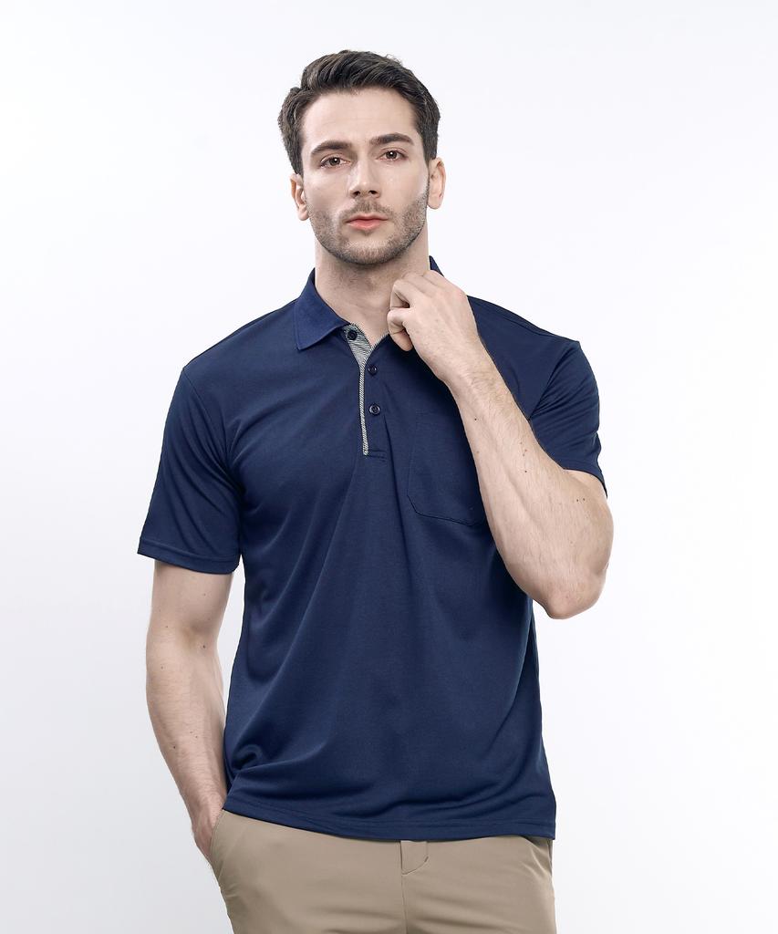 EXTRASPORTY Lighthearted Step Men'S Pk Short Sleeve Collared T-Shirt 6 Colors (Type A)