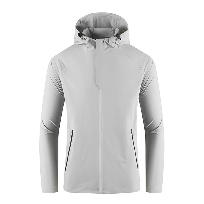 Summer Ice Silk Sunscreen Clothing, Men's Outdoor Casual Sportswear