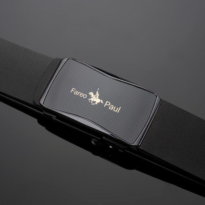 Real Leather Mens Dress Belt With Auto Buckle And Metal Closure For Formal Events