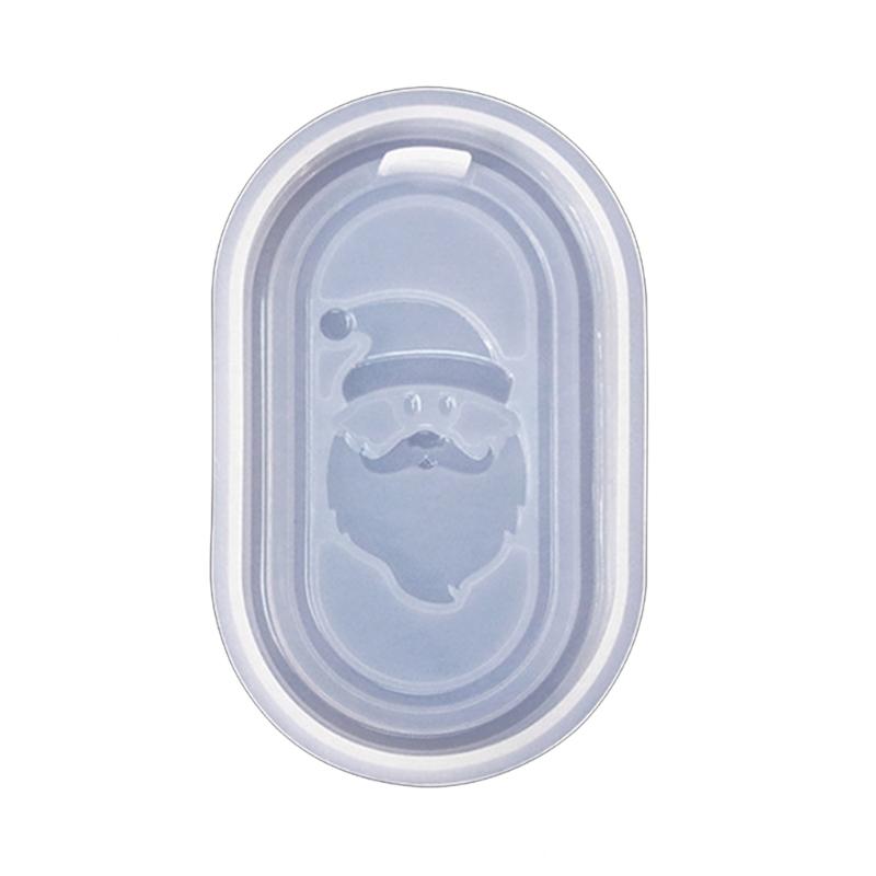 

Beautiful Christmas Pendant Mold Easy to Clean Silicone Molds Epoxy Casting Mould Festival Listing Ornaments Mould