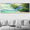 Landscape Sunset Beach Cloud Seascape Canvas Painting Tropics Palm Tree Coast Posters and Prints Wall Art Home Decor No Frame