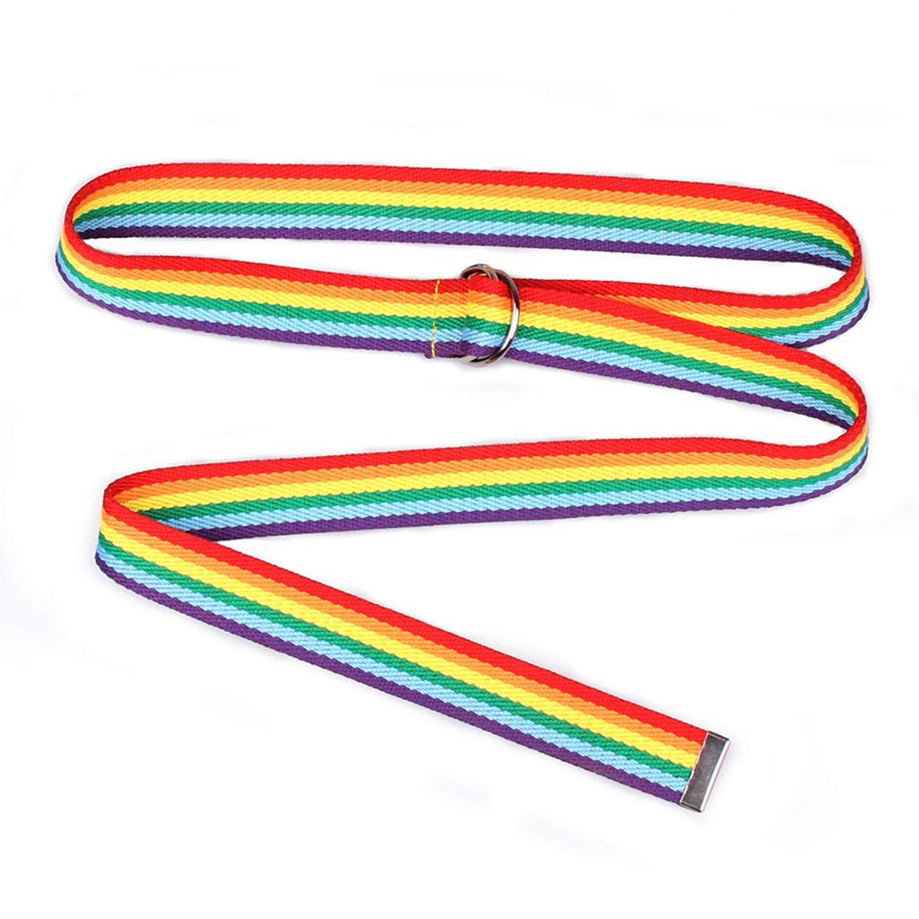 Rainbow Waist Belt for Banquet Idol Costume Jewelry Waist Chain Body Jewelry Braided Waist Belts for Jeans Pants