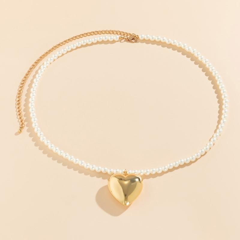 Big Small Heart Pendant Waist Chain Body Chains Waist Belt Chain Summer Beach Waist Body Chain Jewelry for Women Girl