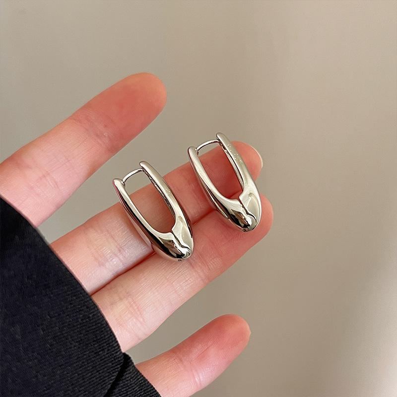 3Pcs/Set Trendy Fashion Classic Style Copper Alloy Gold-Color Smooth Metal O- Shaped Circular Earrings For Woman Party Jewelry