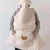 Ins Baby Warm Blanket: Thickened Autumn/Winter Swaddle, Stroller Cloak & Windproof Cape for Outdoor Use