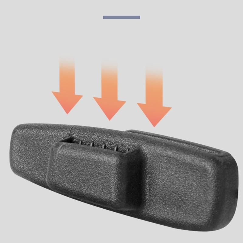 2Pcs Seat Belt Stop Button Prevent Belt Buckle from SlidingDown TheBelt Seat Belt Stopper SpacingLimit Buckle Clip