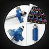 35PCS 1/4 Inch 6.35mm Shank Router Bit Set Trimming Machine Tool for Electric Trimmer Cutting Kit Wood Milling Cutter