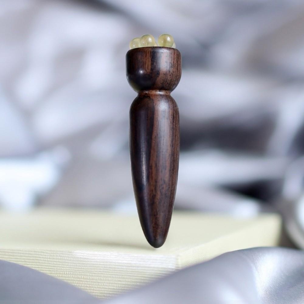 Five Beads Design Sandalwood Lotus Seedpod Massager Guasha Face Massager Tool  Eye SPA