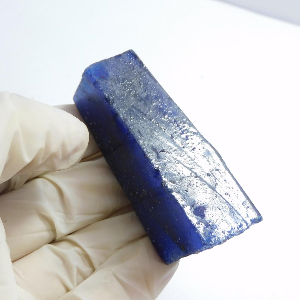 Natural Blue Sapphire Loose Gemstone 226 ct Uncut Rough September Birthstone for Gem Collections