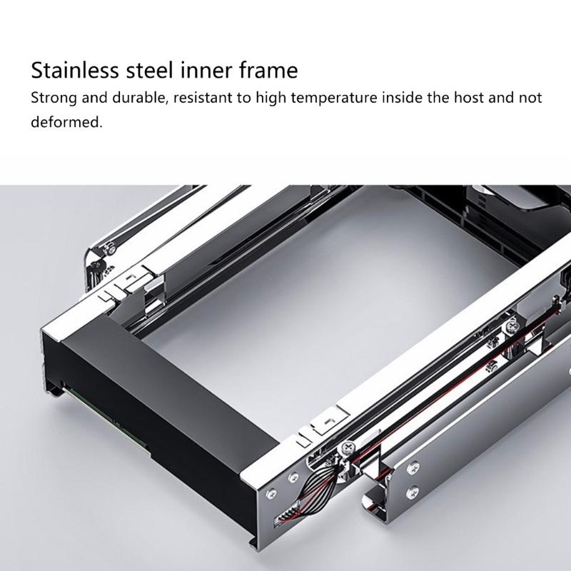 Wewnętrzna 3,5-calowa mobilna kieszeń beztaszkowa Hot Swap mobilna kieszeń ROM 3,5-calowy wewnętrzny dysk twardy adapter SSD