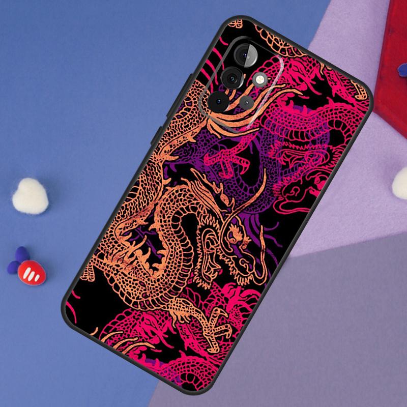 DRAGON TATTOO JAPANESE Case For Samsung Galaxy A13 A16 A26 A36 A56 A06 A55 A35 A15 A54 A34 A14 A53 A12 A22 A32 A52