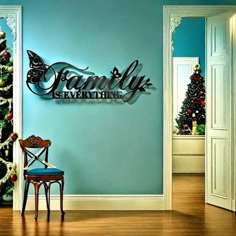 Modische Metall-Wanddekoration für Eingangsbereich, Büro, Schlafzimmer