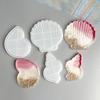 Servire Borad Cristal Epoxidic Mold Coaster Cup Mat Cristal Mold pentru Shell Conch Tava Silicon Mucegai Farfurie Fructe Turnare Mol