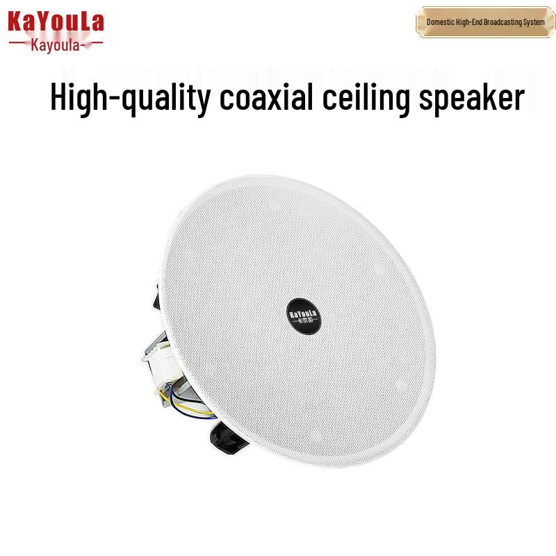 Kayoula Professional Coaxial Ceiling Speaker for Public Broadcasting (CN version)