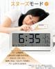 Alarm Clock, Radio-Controlled, Desk Clock, Large, Easy-to-Read Display, Battery Operated, Bright Screen, Thermometer & Hygrometer, Multifunctional Dig