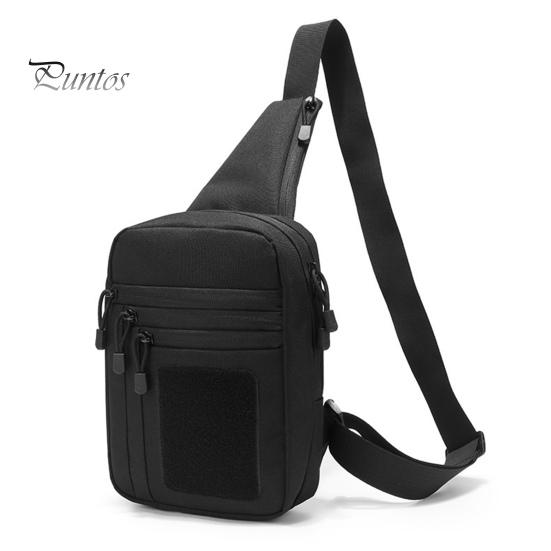 

Рюкзак на слінгу через плече Прихована сумка на плечі Тактичний нагрудний рюкзак Водонепроникна кобура Сумка для зберігання для щоденних походів на природу в офіс і подорожі чорний