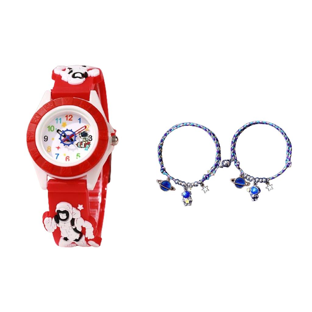 1 Stück/2 Stück - Modische und niedliche Kinderuhr, Uhr mit Cartoon-Tierdesign, geeignet für Geburtstagsgeschenke, unerlässlich zum Verschenken