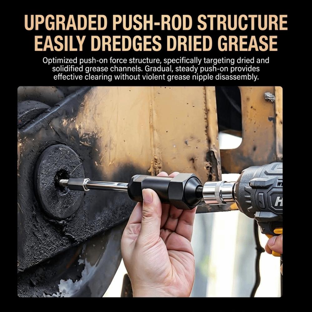 High-Strength Zinc Zinc Alloy High-Pressure Unclogging Tool Lubrication Line Cleaner Garage Repair