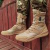 Summer Combat Training Boots Work Shoes Lightweight Mesh Breathable Military Tactical Boots Plus Size Outdoor Hiking Boots