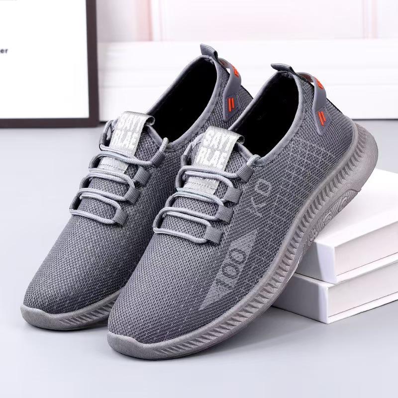 

Men s shoes autumn and winter casual shoes men s breathable fly-woven mesh sports shoes fashionable men s shoes 44