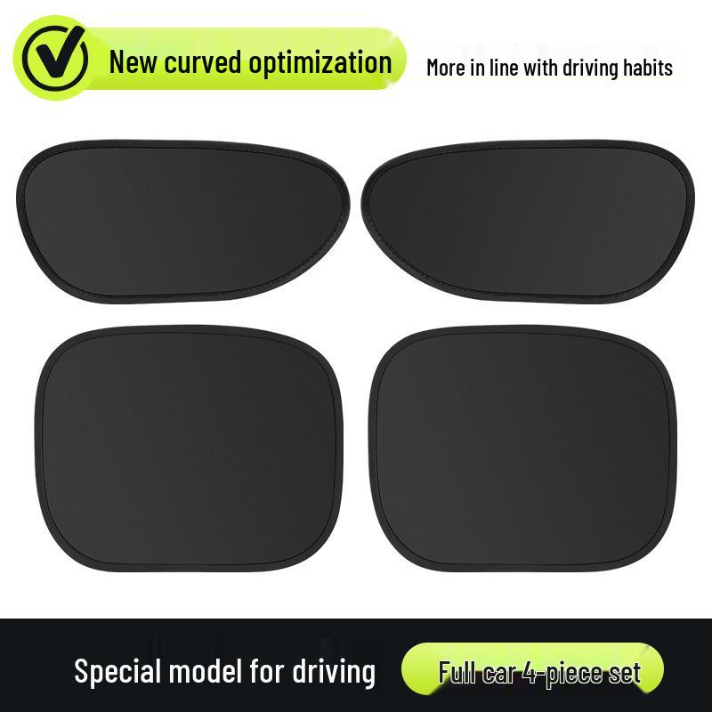 New Model Car Sunshade Curtain: Heat-Insulating, Blackout Privacy Shade for Driver's Side Window