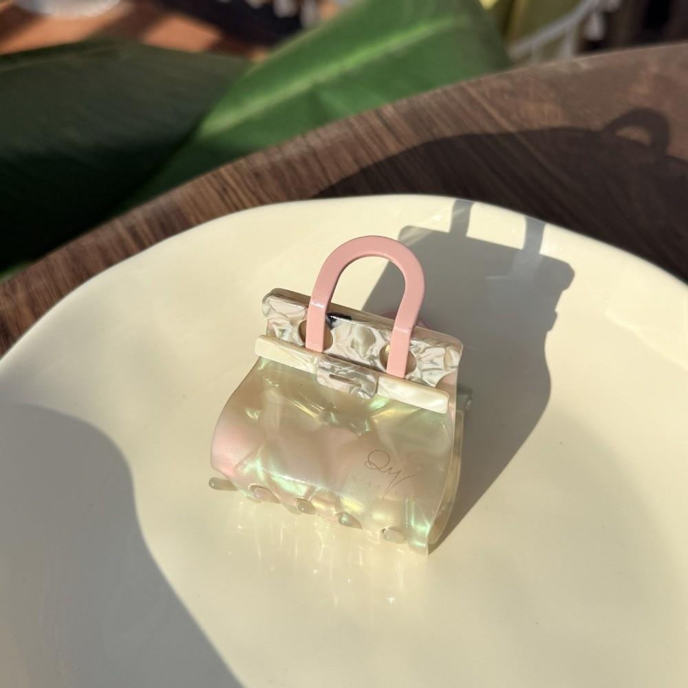 Elegant Square Hair Claw Korean Style Shark Clip Fashion Acetic Acid Hair Claw  Work