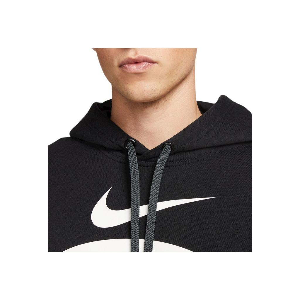 Nike Loose-Fit Long-Sleeve Hoodie Men Tops Black DM5458-010