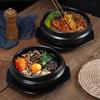 with Tray Mixed Rice Stone Pot Thickened Korean Cuisine Casserole Cooking Soup Pot  Commercial Use