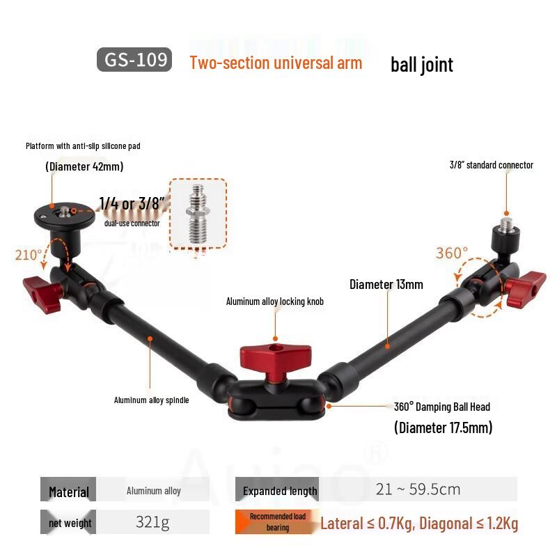 TEXIAN Multi-functional Photography Magic Arm