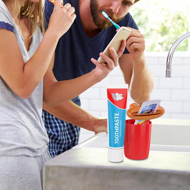 New Type Squeezer Cute Cartoon Manual Toothpaste Squeezer Cute Frog Animal Shape Cleanser Manual Press Lazy Essential