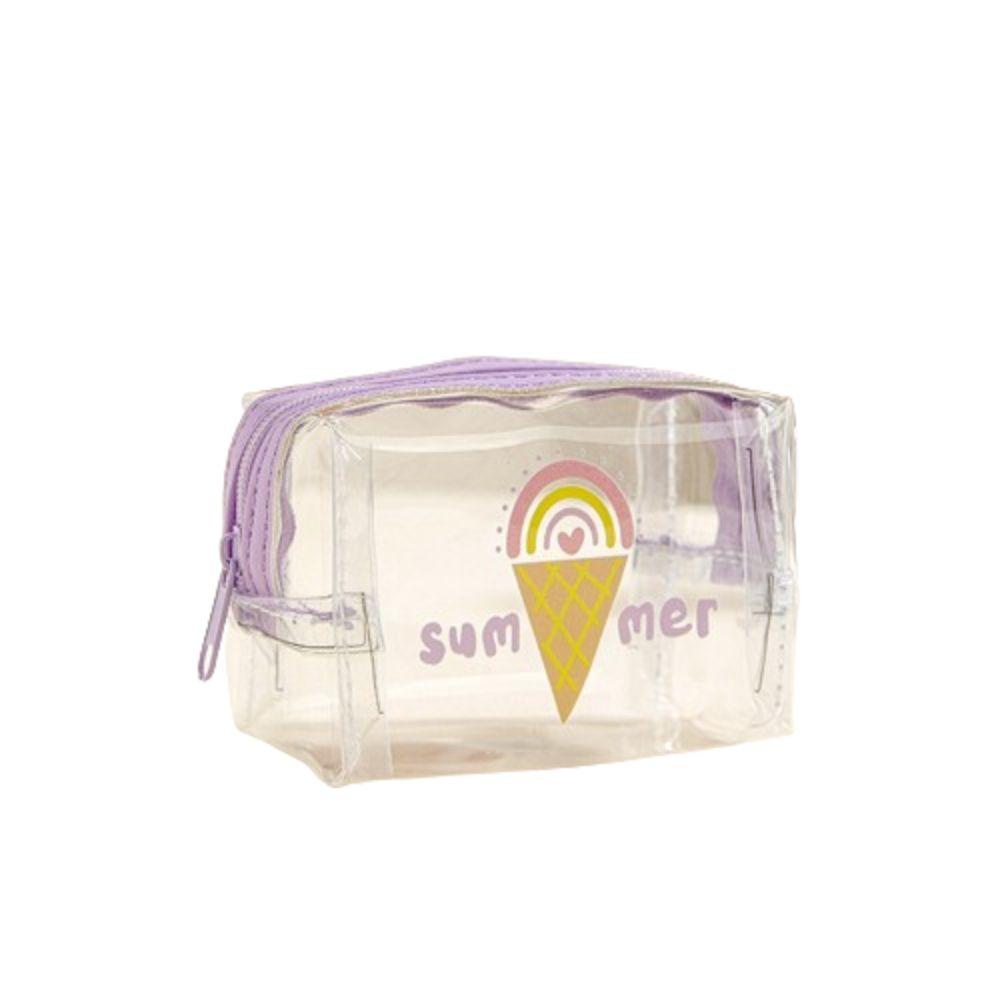 

Storage Phone Charger Bag Transparent Digital Storage Bag Data Cable Storage Bag Earphone Cable фиолетовый