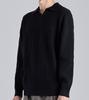 Beoteunseoul Wool Blend Open Collar Knit (Black)