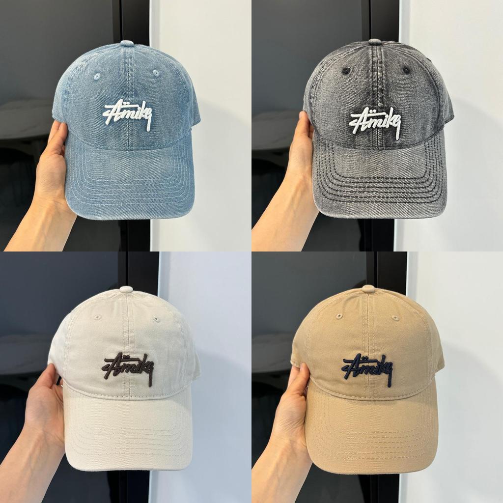 Classic Denim Baseball Cap With Adjustable Fit For Outdoor Sun Protection In Spring Summer