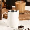 304 Stainless Steel Milk Frothing Pitcher 450ml 350ML Coffee Steaming Pitcher Olecranon Type Outlet Milk Frother Cup