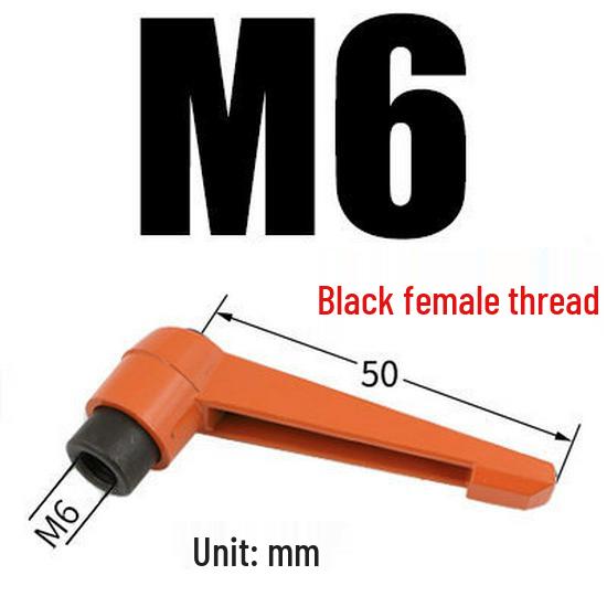 Adjustable Ratchet Handle L-Shaped Wrench with M5/M10/M16 Set Screw 7-Shaped Quick Lock Bolt