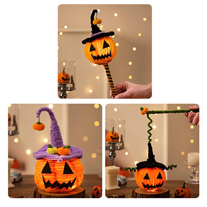 Halloween Pumpkin Led Lamp Lantern Decoration Jack-O Lantern Ghost Face Pumpkin Light Garden Outdoor Indoor Party Home Decor